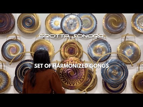 Grotta Sonora - Set of harmonized gongs in F#