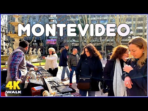【4K】WALK Ciudad Vieja Montevideo Uruguay - walking tour