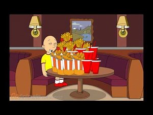 Caillou Gets Fat At Popeyes And Gets Grounded