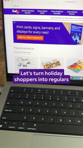 Did the holiday rush bring in a few new faces?😊 Turn them into loyal customers with a custom thank-you postcard and a comeback offer. Design, print, and ship yours at FedEx Office. | FedEx Office
