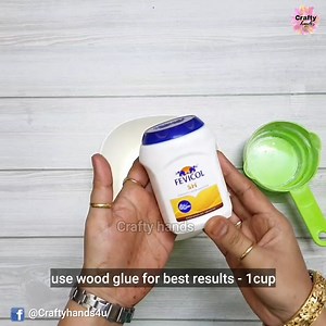 92K views · 2K reactions | Hey ❤ Airdry clay has become the basic need for every craft project, and we all want cheap and easily accessible craft supplies....so here I'm with the DIY Airdry clay recipe which doesn't need baking. Watch the video and do share your feedback. A new craft video will come on 2nd January 2022. A very happy new year to all of you much love ❤ | Crafty hands | Facebook