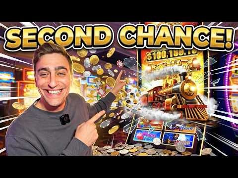COUPLE CHASES $100,000 JACKPOT On All Aboard Slot