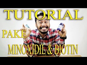 TUTORIAL PAKE MINOXIDIL & BIOTIN #PAGARALAM