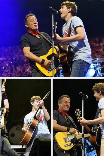 “SKIPPING SCHOOL… and in exchange for a moment of a lifetime. The boy was pulled straight onto the stage by Bruce Springsteen in front of tens of thousands of people!” - 7MEDIA