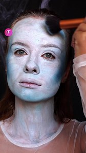 Ghostly Halloween Makeup Tutorial by Adult Female | Fabiosa Hearty