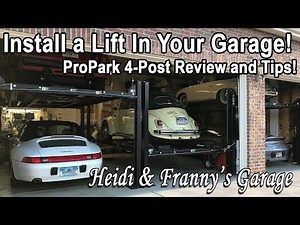 Can you install a lift? 4-Post Lift Review and Tips! (Direct Lift Pro Park 8S)