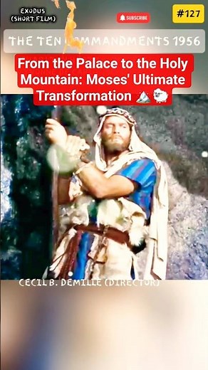 "You Have Wisdom..." ✨ #TheTenCommandments #CharltonHeston #Moses #YvonneDeCarlo #Sephora #Jethro