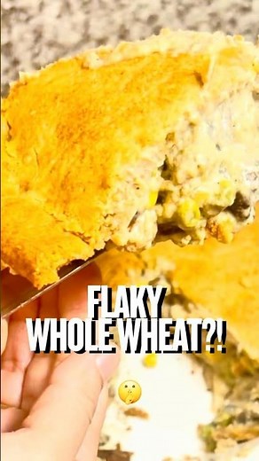 Doctor’s Trick for Flaky Whole Wheat Pie Crust 🥧 #freshmilledflour
