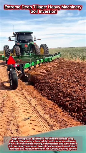 Extreme Deep Tillage: Heavy Machinery Soil Inversion