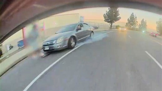 Graphic video shows skateboarder critically injured in California hit-and-run