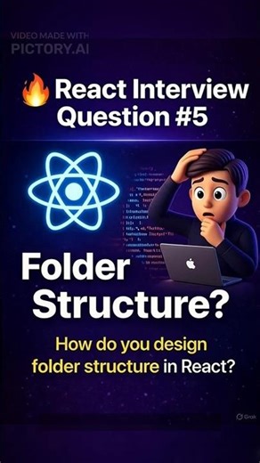 How to Design React Folder Structure 📁 | React Interview Question #reactjs #react #reactinterview