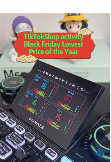The G10 sound card is perfect for singing video recording and sound tuning. Give it a try!#TikTokShopBlackFriday #WarmUpForHoliday #TikTokShopCyber