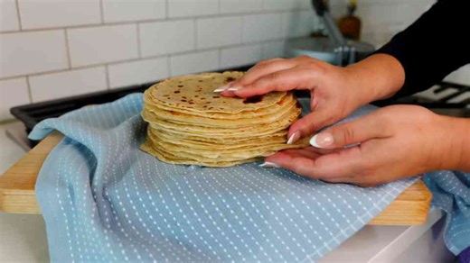 How to make flour tortillas without rolling