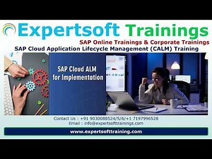 SAP Cloud Application Lifecycle Management (CALM) Training | SAP Cloud ALM Training