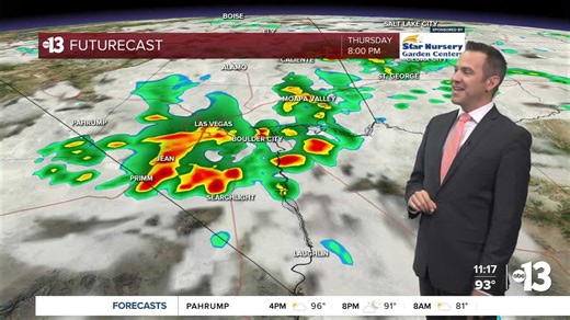 [MIDDAY FORECAST] Flood watch issued for Southern Nevada