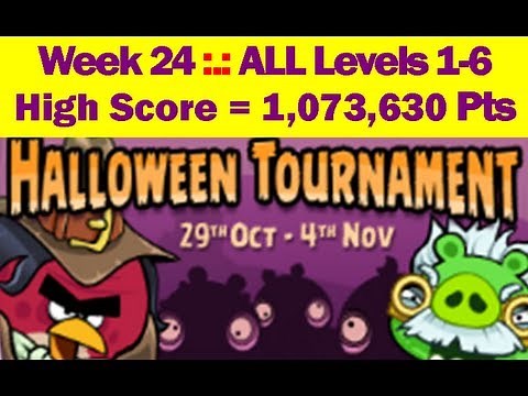 Halloween Tournament Days 1-6 - Angry Birds Friends - HIGH SCORE 1,000,000+ Points