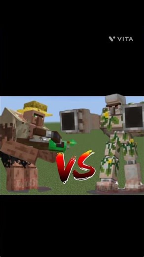 Iron Golem vs Zombie Villager 😱 | Who Will Survive? #minecraft #shorts