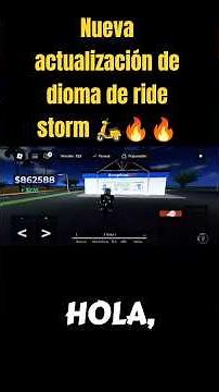 nueva actualización en ride storm #roblox