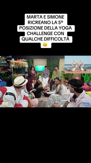 Yoga Challenge: Marta e Simone's 5th Position Attempt