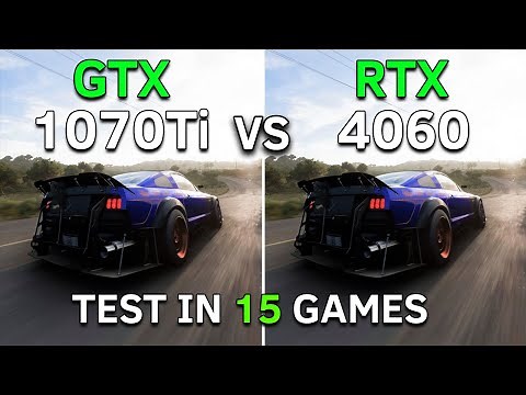 GTX 1070 Ti vs RTX 4060 | Test In 15 Games at 1080p | 2023