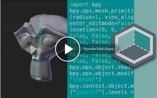 Lynda - Python Scripting for Blender