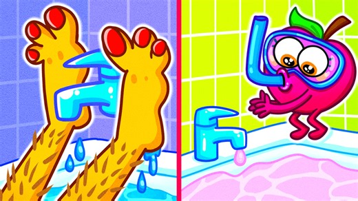 Short vs tall leg challenge! 🦵📏 crazy problems & funny fails! 😂 by avocado couple | Avocado Couple