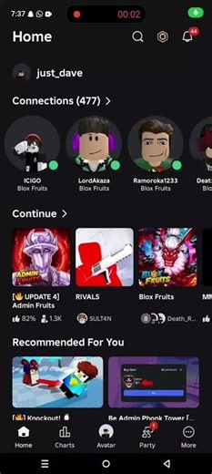 my Roblox homepage pls like and sub