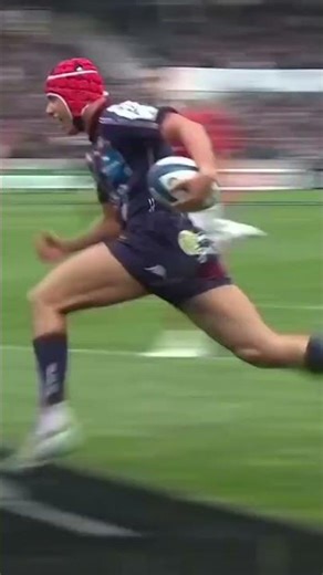 Louis Bielle-Biarrey puts UBB in the semi-finals 👊 #rugby
