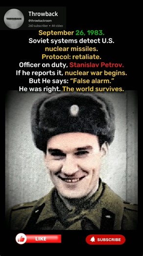 One decision. Billions of lives #history #coldwar #trend #fypyoutube