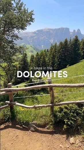 4 Unreal Hikes in the Dolomites | Seceda, Tre Cime, Lago di Braies & Alpe di Siusi