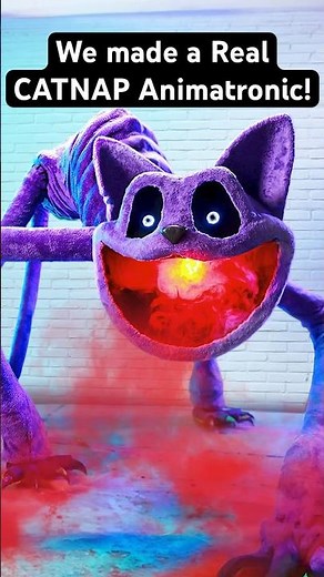 REAL CatNap Animatronic! #catnap #poppyplaytime #shorts