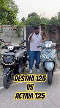 New Hero Destini 125 VS Honda Activa 125 #shorts #activa125 #destini125 #shortsfeed #trendingshorts