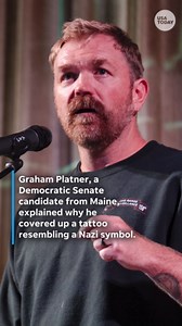 Maine Senate candidate Graham Platner says he covered tattoo resembling Nazi symbol