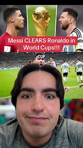 Messi Clears Ronaldo in World Cups — Head-to-Head Summary