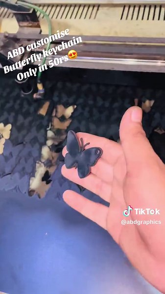 Custom Butterfly Keychain for Just 50 Rs