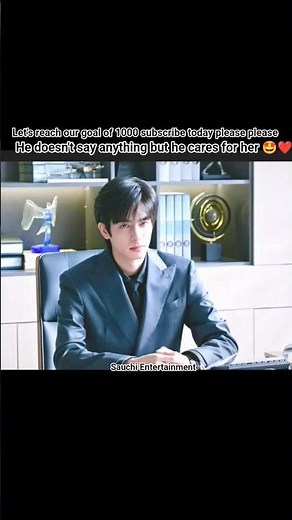 Boss doesn't show it but He cares for her ❤️