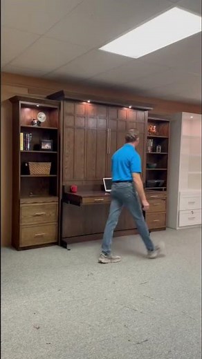 Frank Lloyd Wright Inspired Murphy Bed Style 124-1125