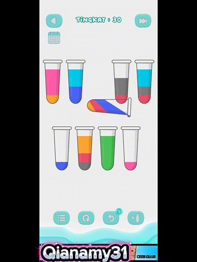 Water Sort Puzzle Level 30 #shortvideo #games #gameplay #watersortpuzzle