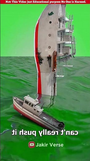 Amazing Physics: How Ships Handle Giant Waves! 🚢🌊 #shorts #viral #science