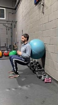 Sentadilla con fitball