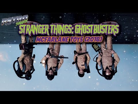 🎃 Stranger Things: Ghostbusters (Mcfarlane Toys 2018) Action Figure Review Sharktober 10/31 🎃