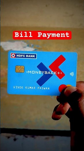 HDFC Bank Credit Card Bill Payment Kaise kare ? Money back plus credit card #hdfcbank #creditcard