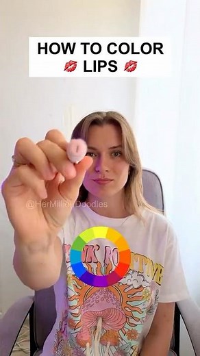 How to Color Lips Tutorial! Step-by-Step #art #drawing #markers