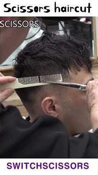 Scissors haircut ASMR