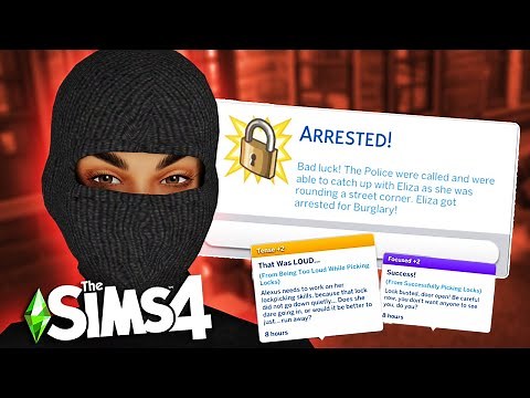 Be A Better Criminal with this Burglar Mod (The Sims 4 Mods)