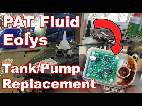 Peugeot 3008 DPF additive tank replacement and refill...