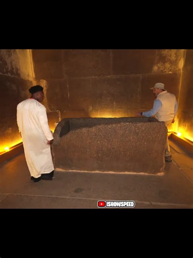 ishowspeed reaches the kings tomb inside the great pyramid & kept questioning the theory that only took 20 years to build the pyramid 🇪🇬 #History #ishowspeed #gyzapyramids #SPEEDDOESAFRICA #Egypt