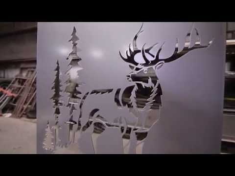 Barber Custom Fabrication Laser Cut Metal Signs