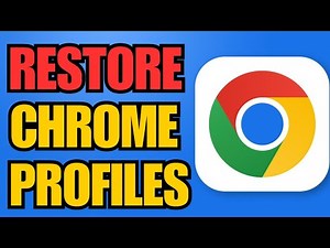 How To RESTORE Chrome Profiles After Windows Wipe (FULL GUIDE)