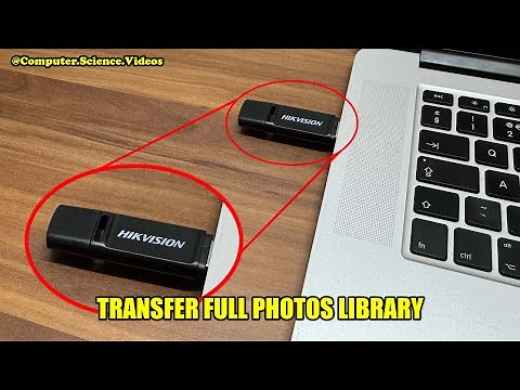 How to TRANSFER Your Full Photos Library to a USB Flash Drive Using a Mac - Basic Tutorial | New